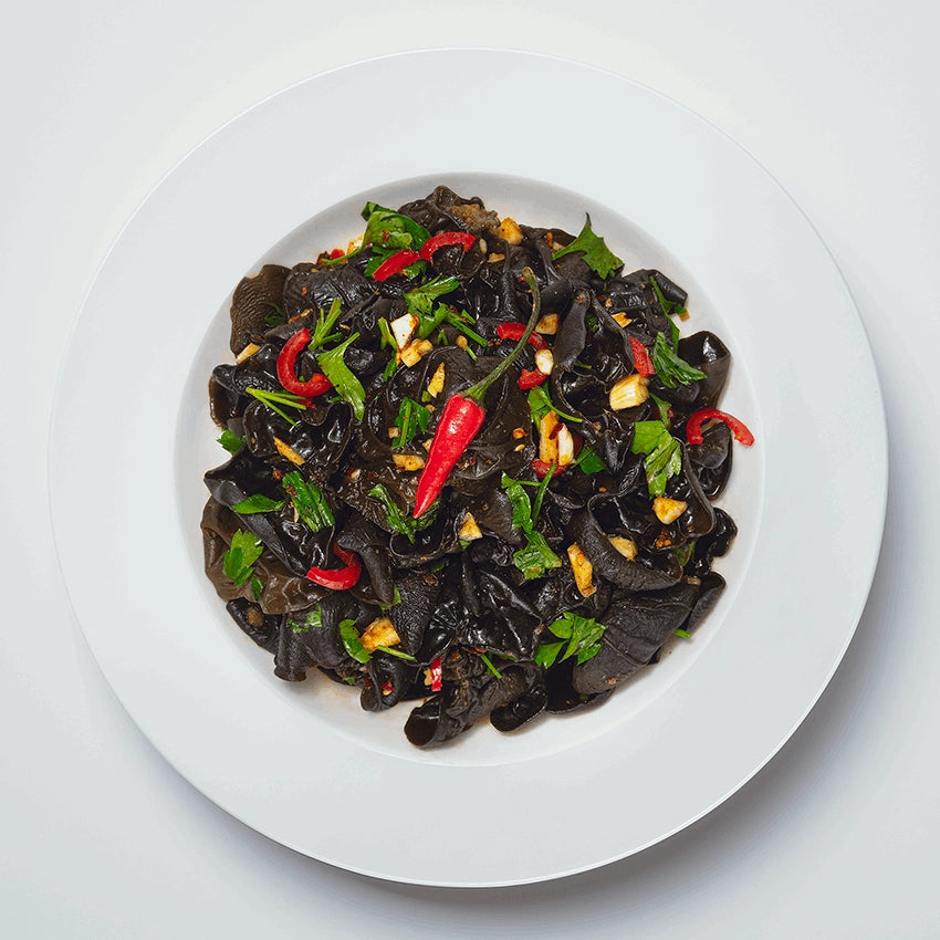 HKTasty 紅油木耳全景圖,經典川菜涼拌小吃