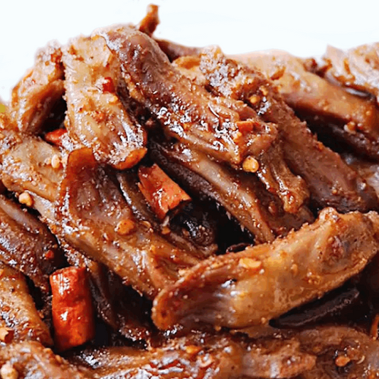 Sichuan Hot and Spicy Duck Tongue 麻辣鴨舌 (Ma Laat Aap Sit)